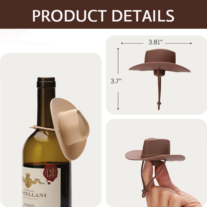Lisslune | Wine bottle stopper in cowboy hat design – Tight, stylish & original