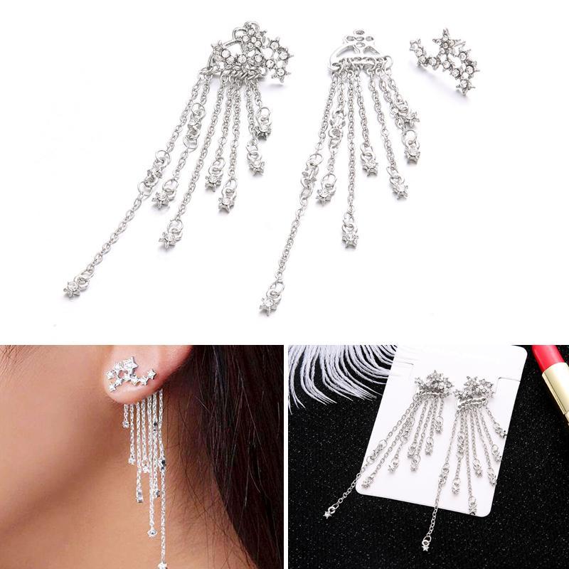 Lisslune | Star tassel earrings in bohemian style