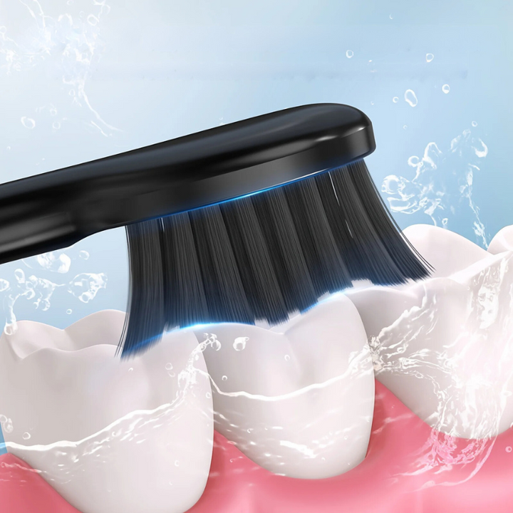 Lisslune | GlowSmile Sonic Toothbrush – Rechargeable with 5 Modes and 8 Brush Heads
