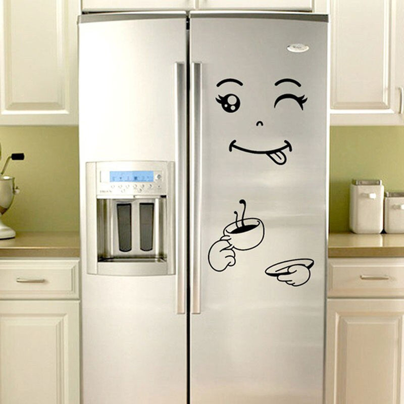 Lisslune | Cute Happy Fridge Decal