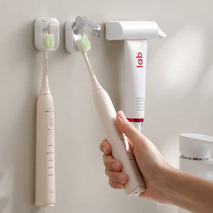 Lisslune | Wall-mounted toothbrush holder with hygiene cover 3 pieces