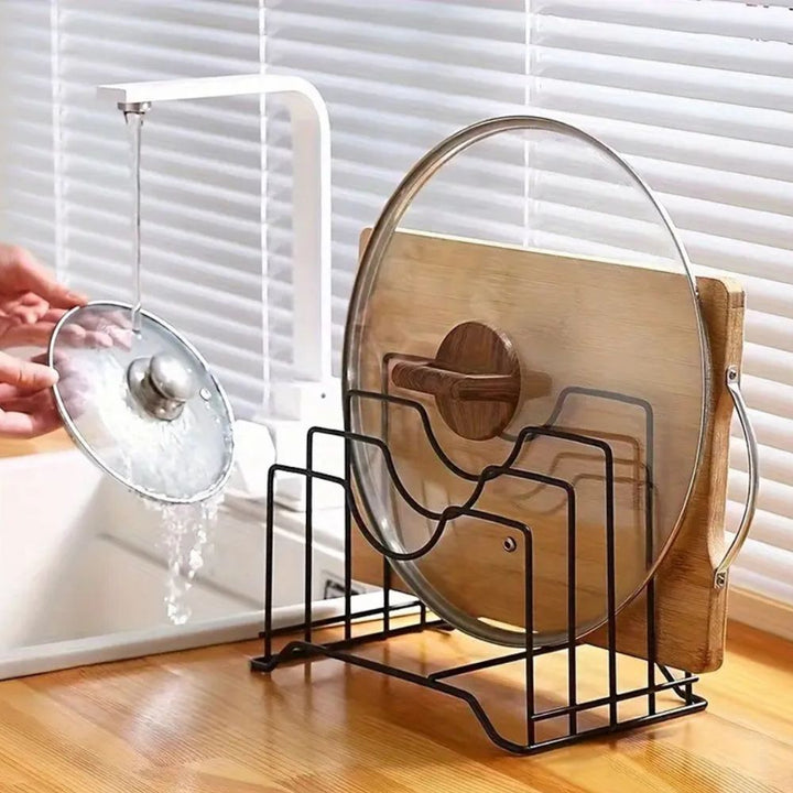 Lisslune | Neat Stack Plate & Lid Holder