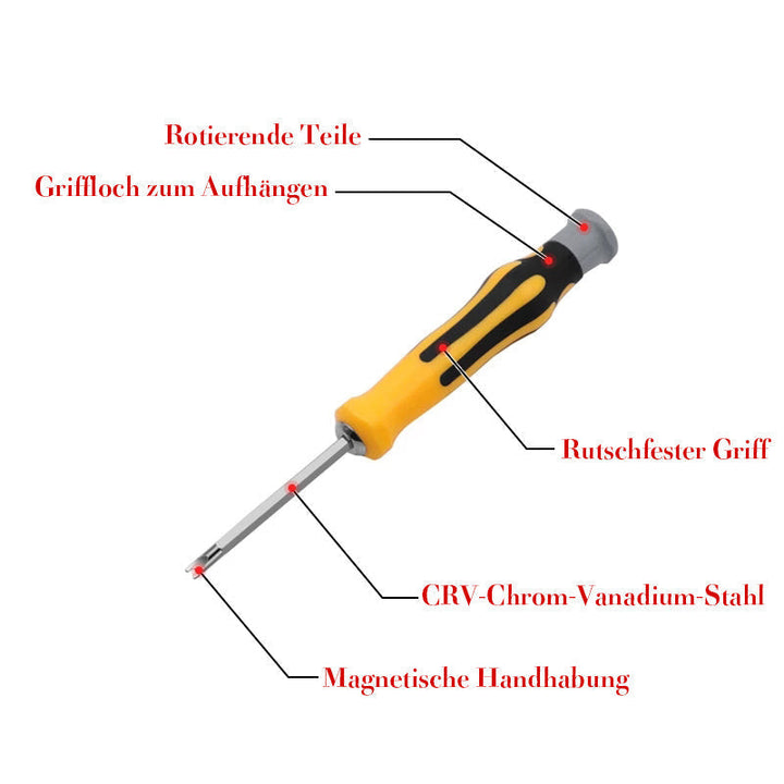 Lisslune | Screwdriver 1 Set (6 pieces)