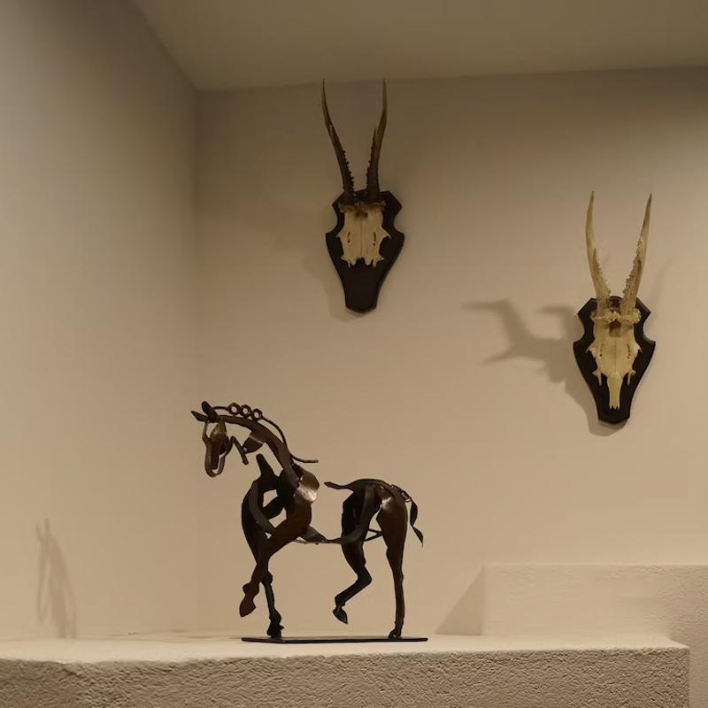 Lisslune | Handmade Adonis Metal Horse Sculpture