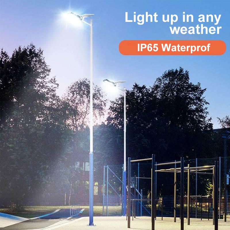 Lisslune | 200W Outdoor Solar LED Lamp with Remote Control, Motion and Twilight Sensor