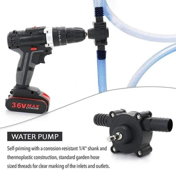 Lisslune | Hand Electric Drill Drive Self-Priming Water Transfer Pump