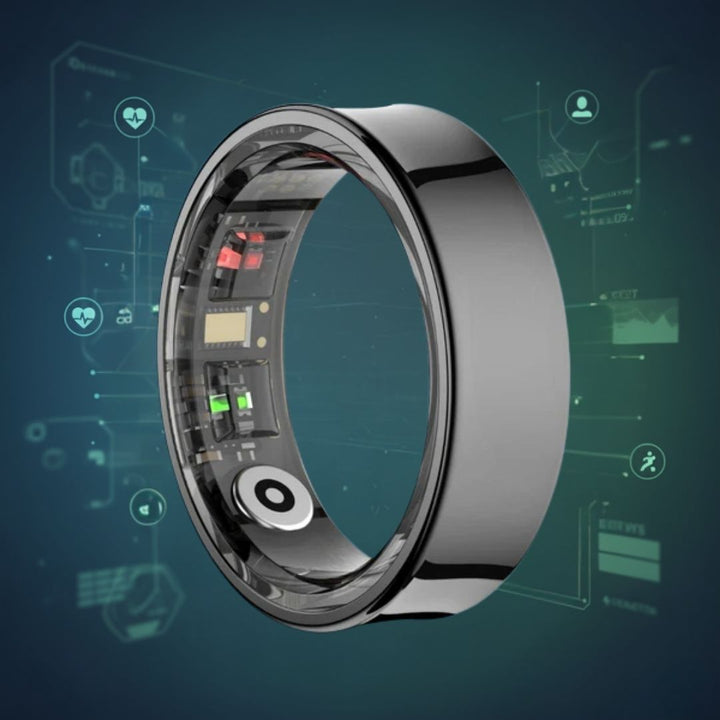 Lisslune | Smart Ring Sleep & Wellness Tracker - Waterproof Fitness Tracker Ring for Active Lifestyles - Health Monitoring Device