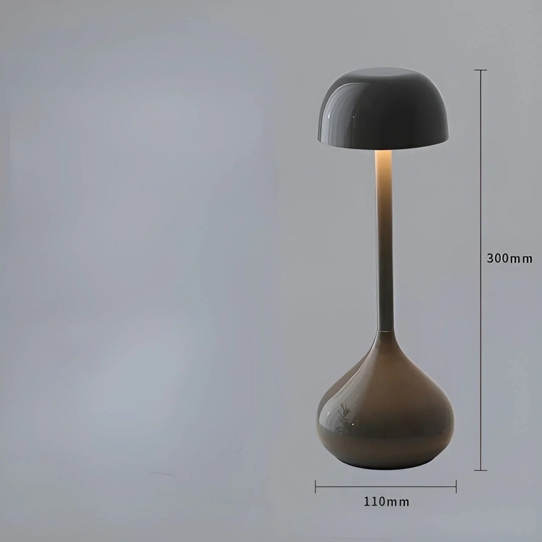 Lisslune | Cordless Dimmable Mushroom Table Lamp