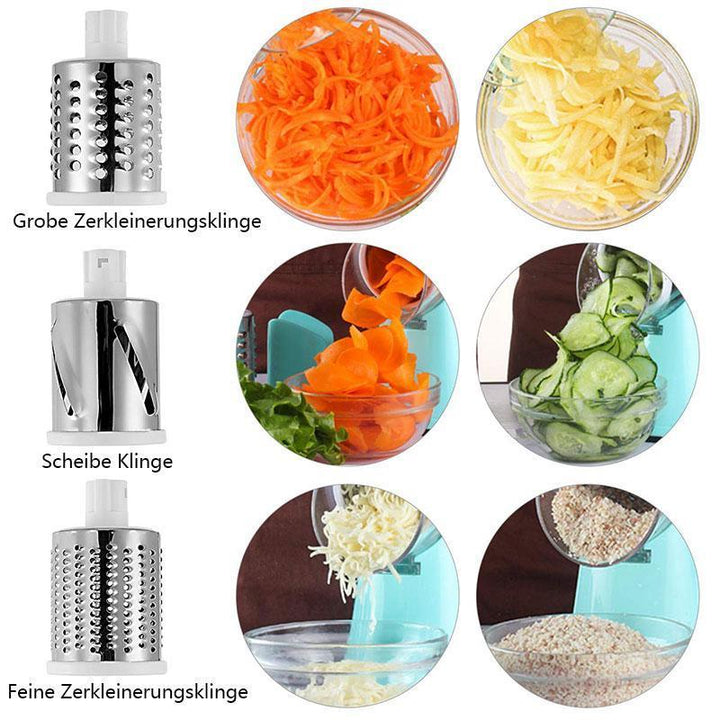 Lisslune | Multifunctional Chopper manual rotating grater vegetable fruit cutter kitchen devices