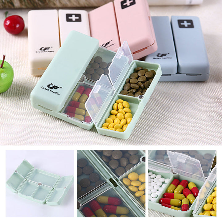 Lisslune | Portable Magnetic Pill Box with 7 Compartments