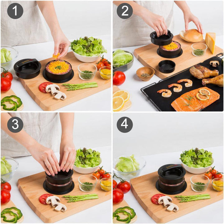 Lisslune | Hirundo 1-2-3 Burger Press Patty Maker