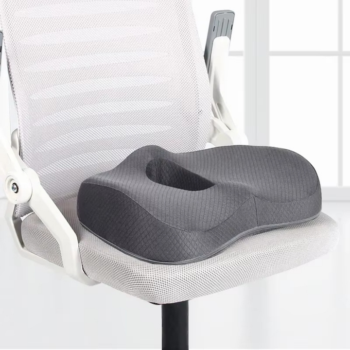 Lisslune | Orthopedic Seat Cushion | Ergonomic Design for Back Pain Relief & Comfort at Home or Office