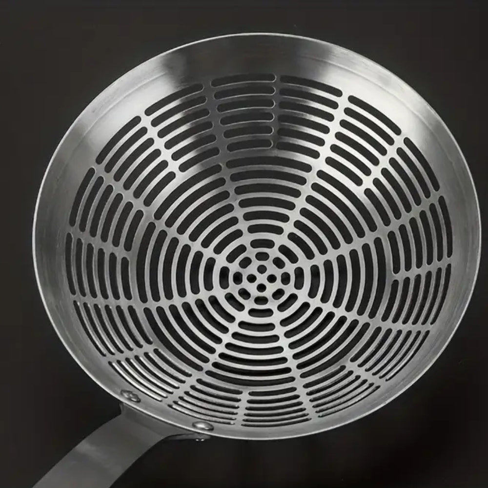 Lisslune | Stainless Steel Wooden Strainer Ladle