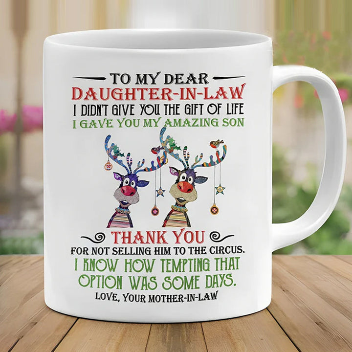 Lisslune | I have given you my amazing son - Best gift for daughter-in-law mugs