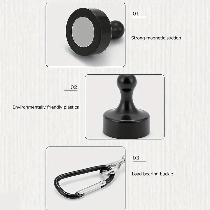 Lisslune | 5PCS Magnetic Tent Hooks