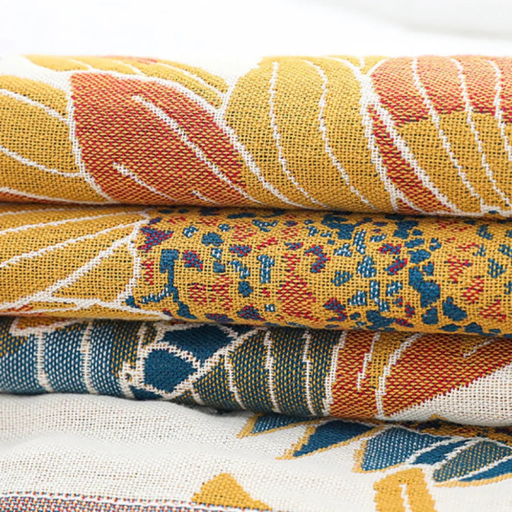 Lisslune | Savanna Bloom Cotton Bath Towel