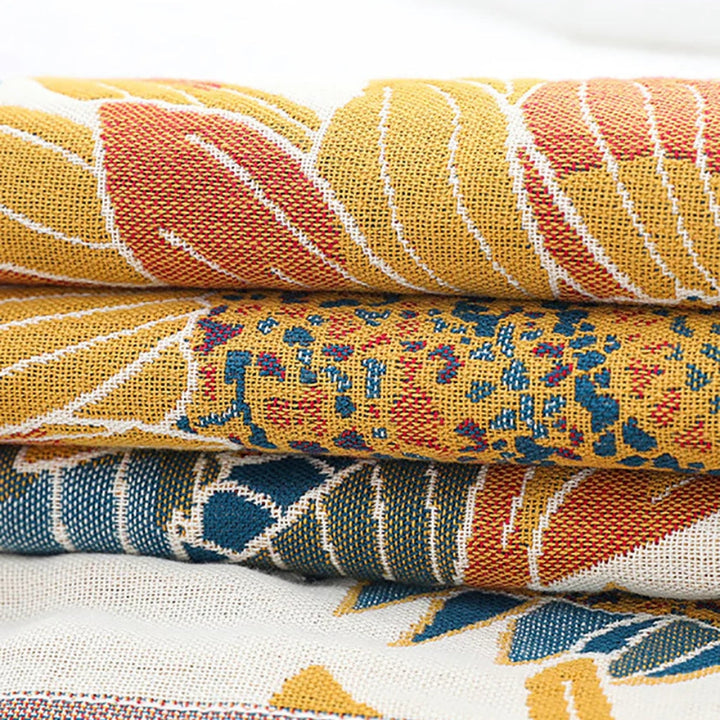 Lisslune | Savanna Bloom Cotton Bath Towel
