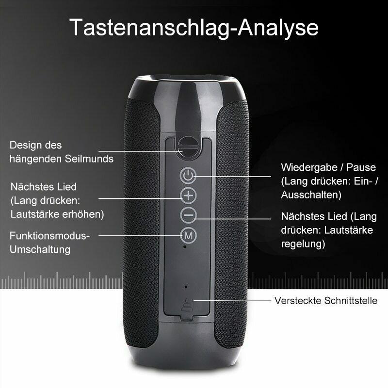 Lisslune | Portable Mini Speaker ( Bluetooth / Micro SD / AUX )