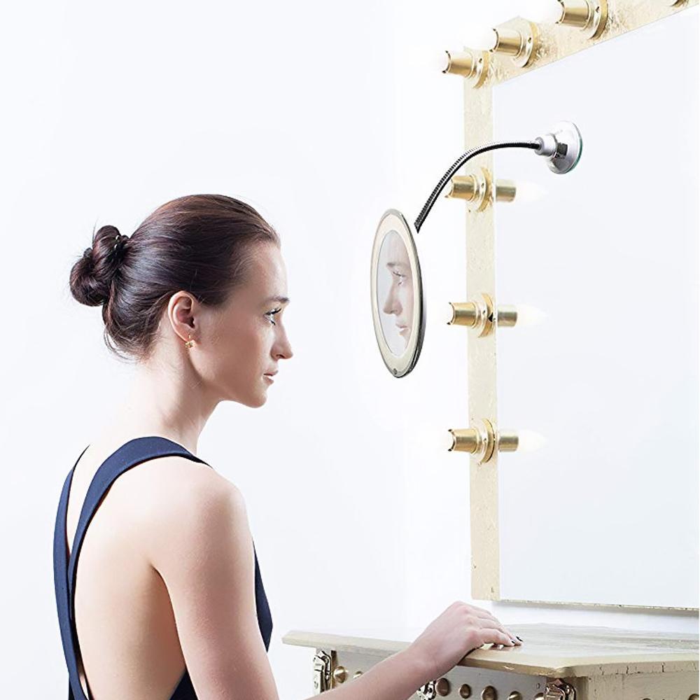 Lisslune | Magnifying makeup mirror with light suitable for high-precision makeup