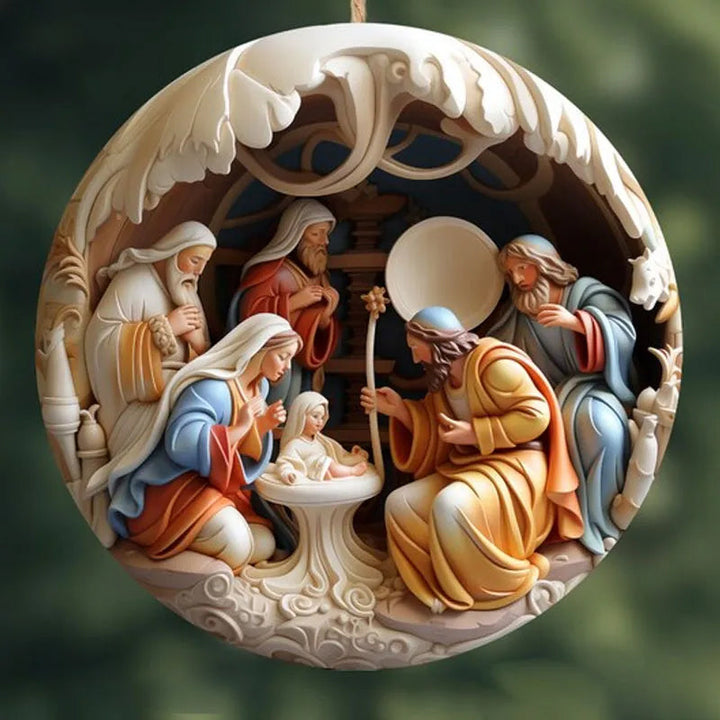 Lisslune | Crib Christmas Ornament