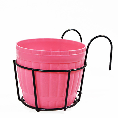 Lisslune | Practical plant pot holder with stable metal frame for balcony and terrace