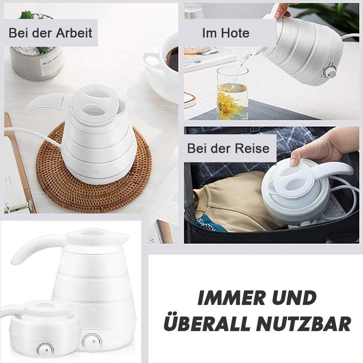 Lisslune | Portable travel silicone gel kettle with universal plug