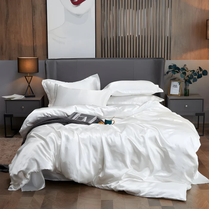 Lisslune | Rayon Bedding Set with Soft Breathable Duvet Cover
