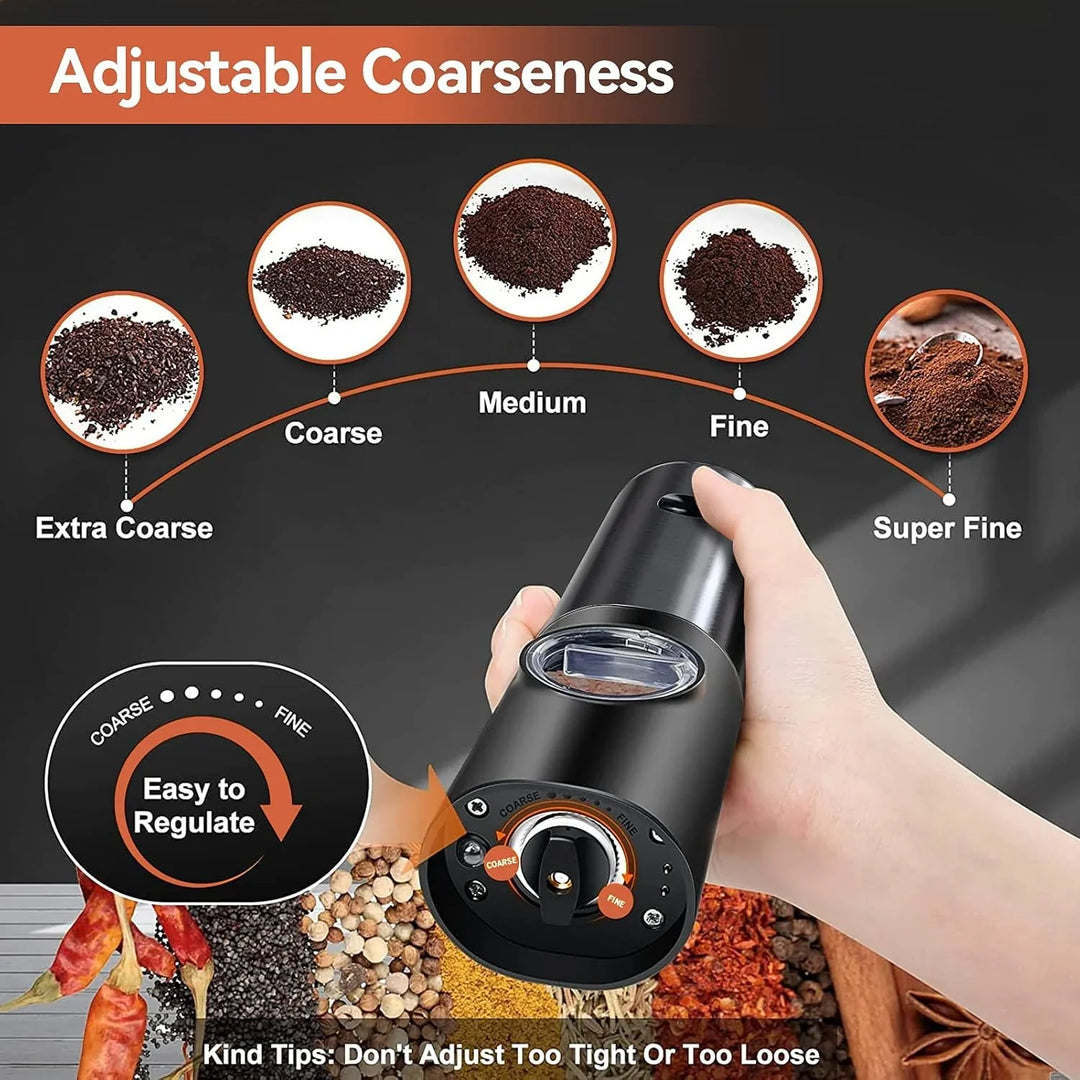 Lisslune | Noble Electric Salt and Pepper Mill with Battery