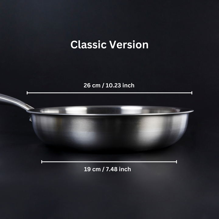 Lisslune | Titanium Frying Pan | Non-Toxic, Naturally Non-Stick & Ideal for Healthy Cooking