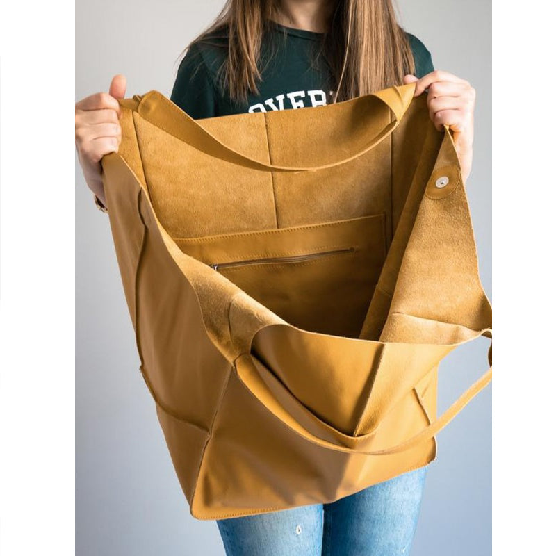 Lisslune | Oversized Weekend Leather Handbags