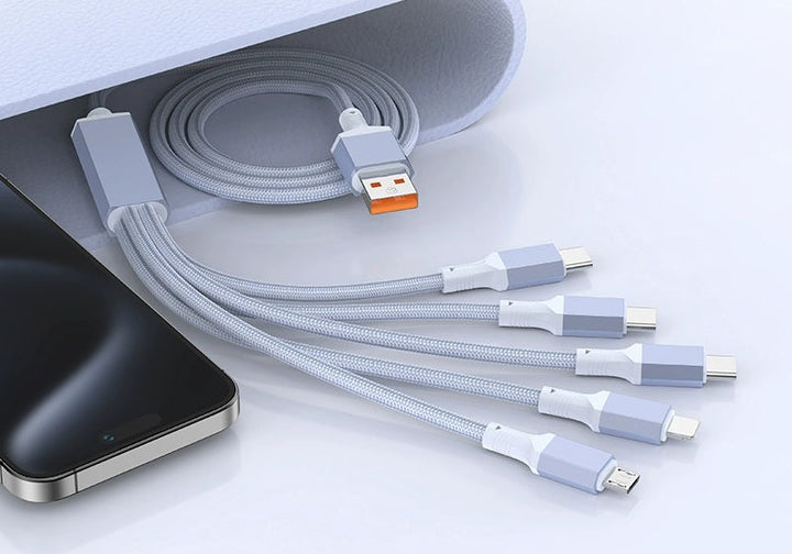 Lisslune | 100W Fast-Charge 5-in-1 Data Cable- Power Up
