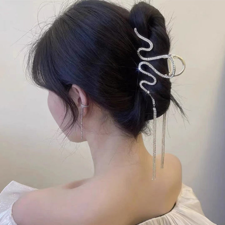 Lisslune | Snake Hair Clip with Rhinestones