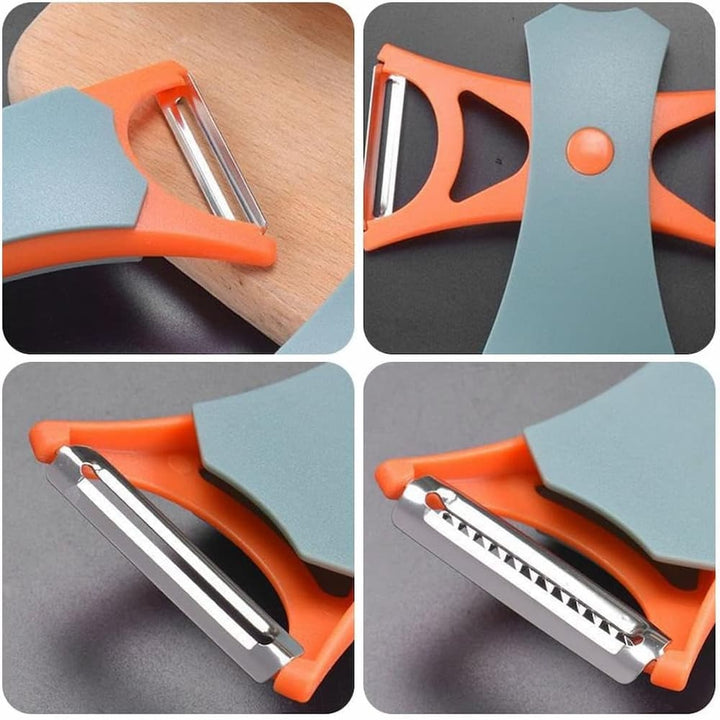 Lisslune | TwinPeel - Multifunctional Fruit and Vegetable Peeler with Grater