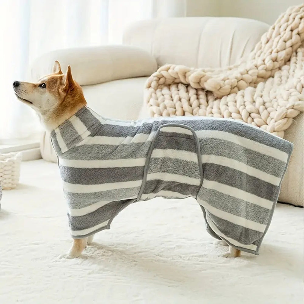 Lisslune | Gentle Touch Dog Drying Towel Robe