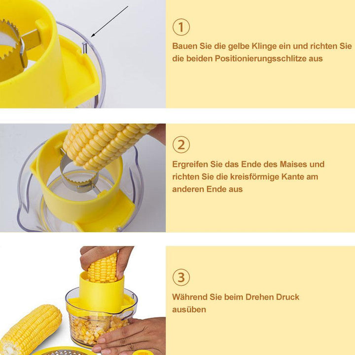 Lisslune | Peeling machine for corn made of stainless steel