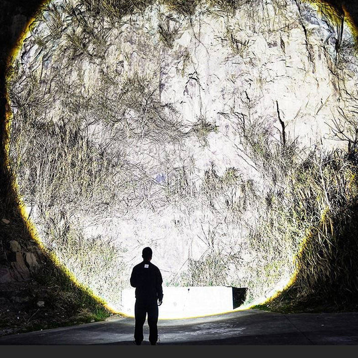 Lisslune | White Laser Telescope Zoom Flashlight