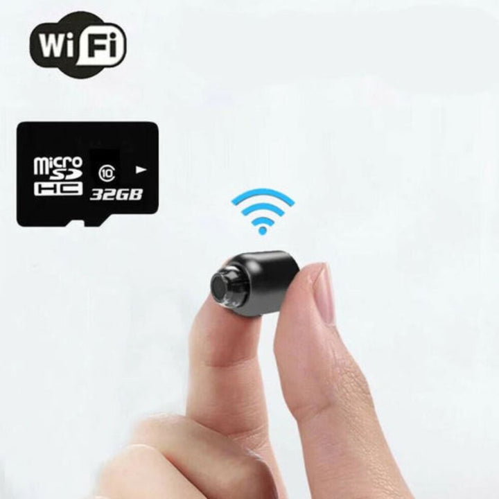 Lisslune | Mini Wireless Hidden Camera and Audio - Tiny Surveillance Mini Spy Cameras Wireless Nanny Monitoring