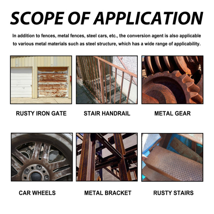 Lisslune | Multifunctional Metal Rust Removal and Conversion Medium