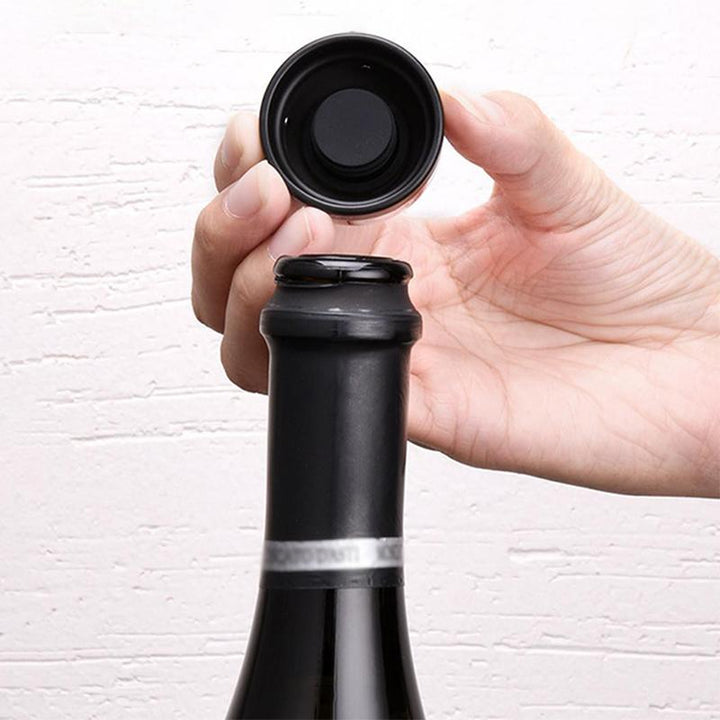 Lisslune | Reusable leak-proof silicone sealing cap for champagne and wine bottles