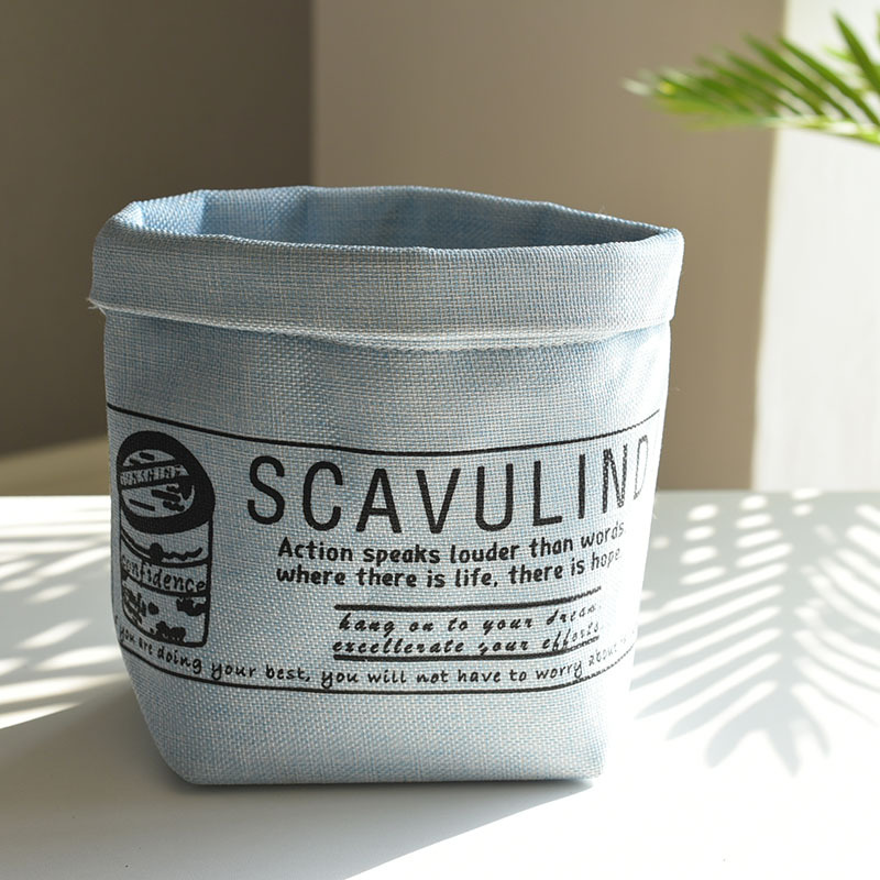 Lisslune | Decorative fabric plant pot with print – Versatile storage pot for plants and decor