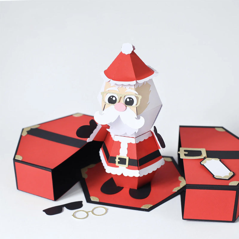 Lisslune | 3D-Popup-Box-Card "Santa Claus Prank"