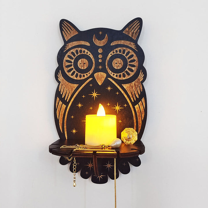 Lisslune | Creative Candle Holder Decoration Made of Wood