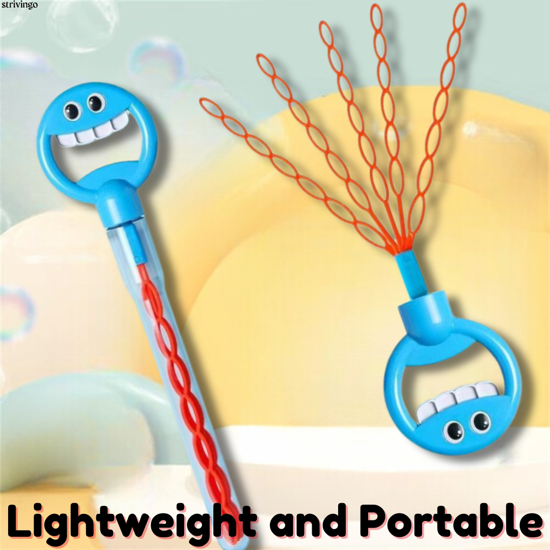 Lisslune | Smiley Bubble Stick with 32 holes - BubbleWave