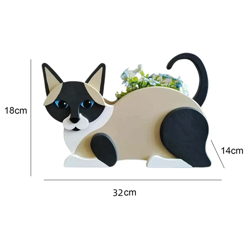 Lisslune | PurrPot Decorative cat-shaped plant pots