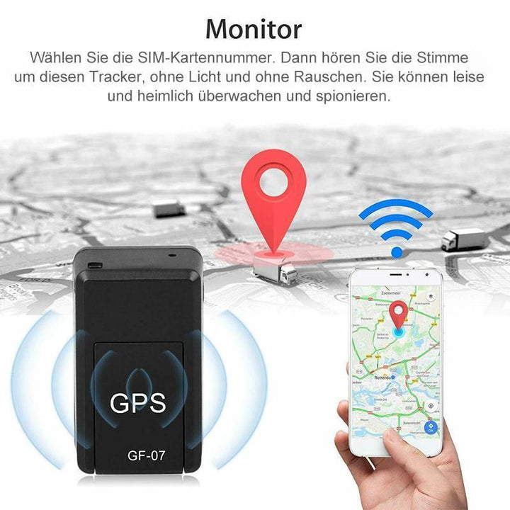 Lisslune | GPS Tracker, Magnet Mini GPS Locator Anti-Thief GPS Tracker