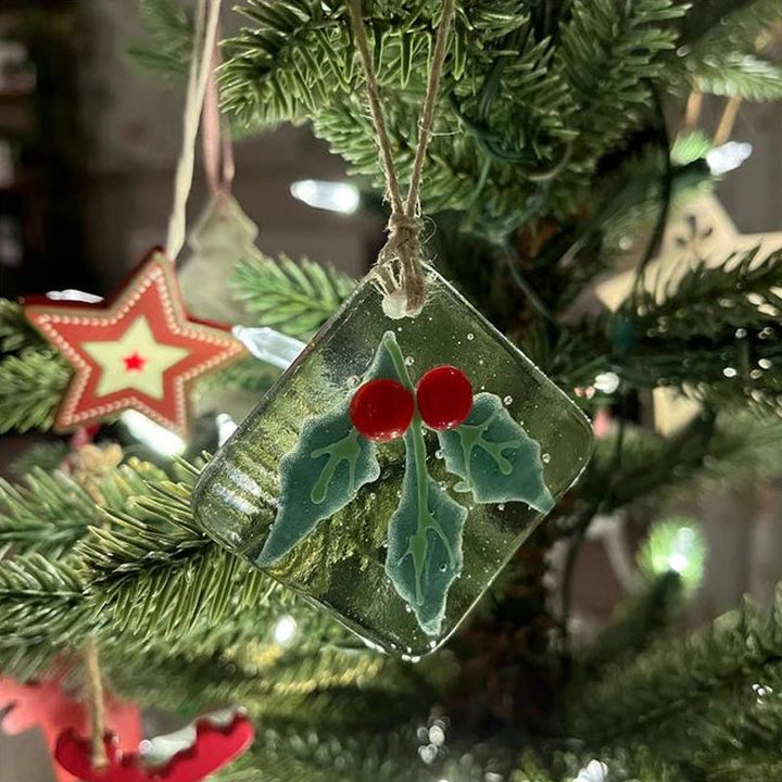 Lisslune | Fused Glass Christmas Tree Decoration