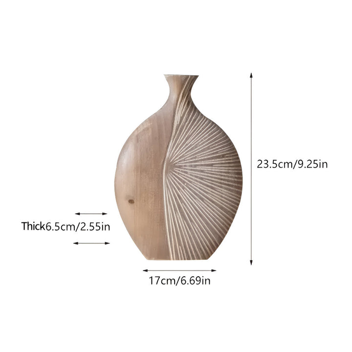 Lisslune | Sierra Grove Wooden Vase