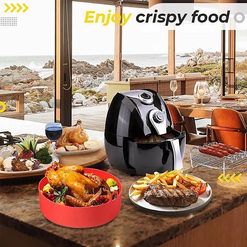 Lisslune | Air Fryer Tray Easy to Clean Non-Stick Baking Dish