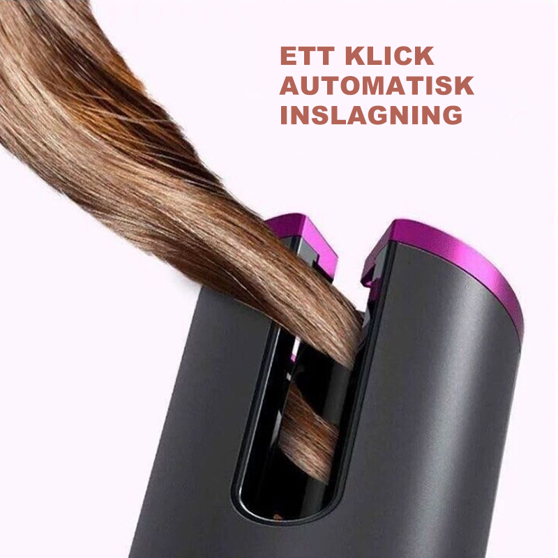 Lisslune | Cordless automatic rotating curling iron