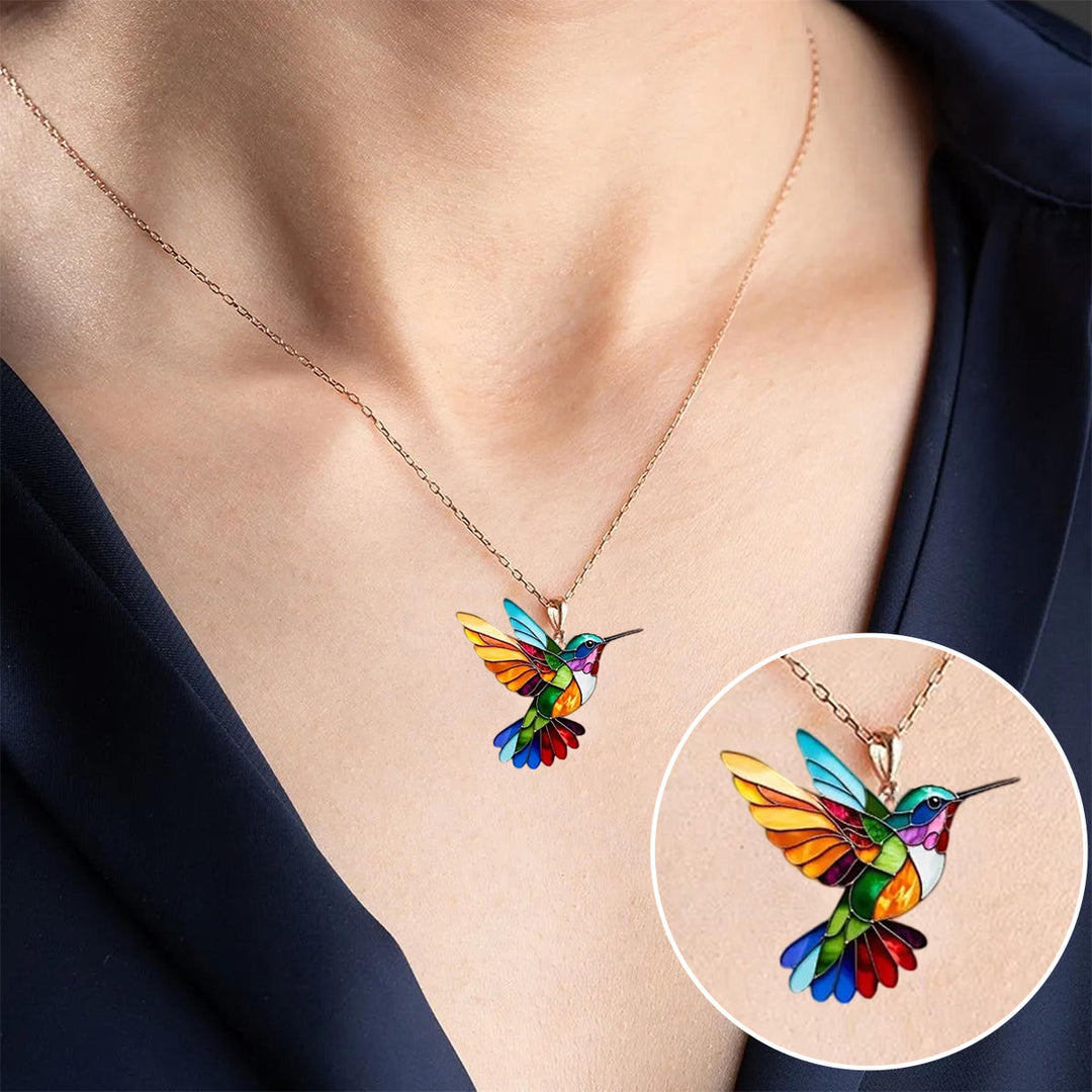 Lisslune | Colibri Charm – Colorful Necklace with Symbolic Meaning